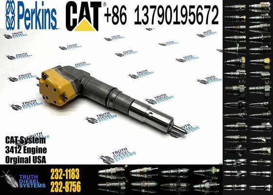 Fuel Injector 10R1266 232-1183 232-1173 232-1168 174-7528 174-7526 for Cat Engine 3412 3412E Excavator Spare Parts
