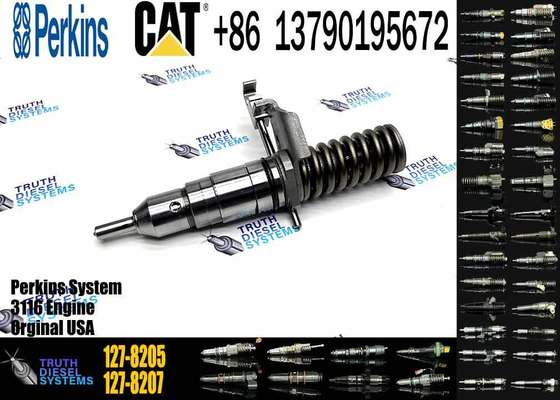 Diesel Engine 3114 3116 Excavator Parts Fuel Injector Nozzle 127-8205 Construction Machinery Components