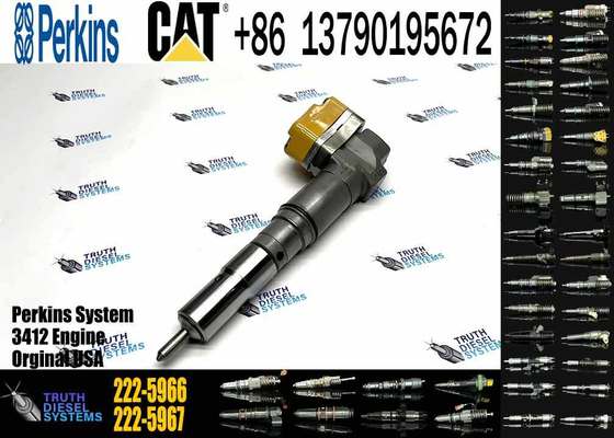 Excavator Accessories Fuel Injector 104-3377 0R-8786 126-0499 222-5966 for CAT 3126B 3126E for Construction Machinery