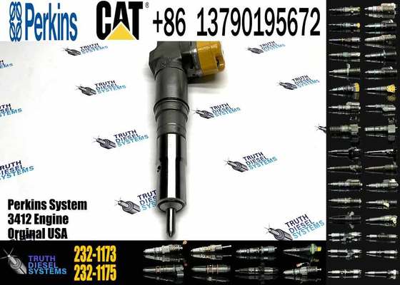 Excavator Diesel Engine Fuel Injector Assembly 232-1173 232-1183 232-1168 for 3408 3412 Engine