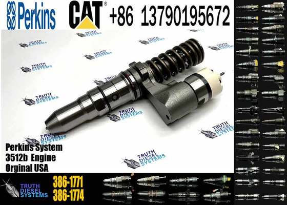 Diesel Common Rail Diesel Fuel Injector 386-1771 3861771 20R-1280 for Caterpillar CAT 3508C 3512C 3516C Diesel Engine