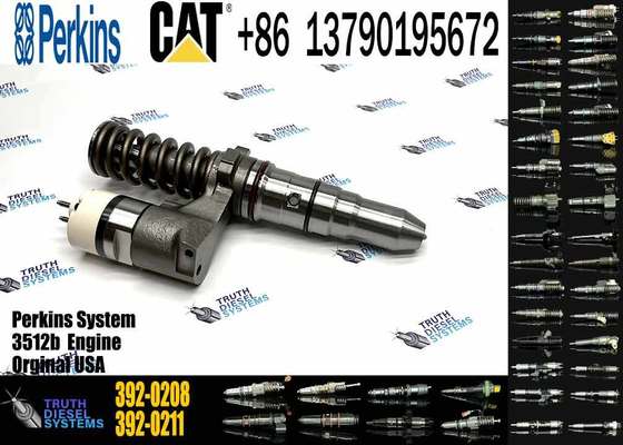Diesel Common Rail Diesel Fuel Injector 392-0208 386-1760 20R-1272 for Caterpillar CAT 3508B 3512B Diesel Engine