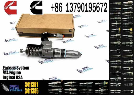 Self-Lubricating Low-Maintenance Efficient Common Rail Fuel Injector N14 3411381 for Cummins QSN14 N14