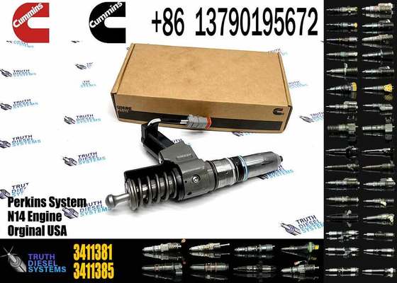 Self-Lubricating Low-Maintenance Efficient Common Rail Fuel Injector N14 3411381 for Cummins QSN14 N14