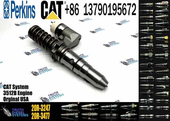 Excavator Parts 392-0225 Fuel Injector 3920225 20R-3247 20R3247 for CAT 3508B 3512B 3516B 3512C 3516C