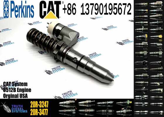 Excavator Parts 392-0225 Fuel Injector 3920225 20R-3247 20R3247 for CAT 3508B 3512B 3516B 3512C 3516C