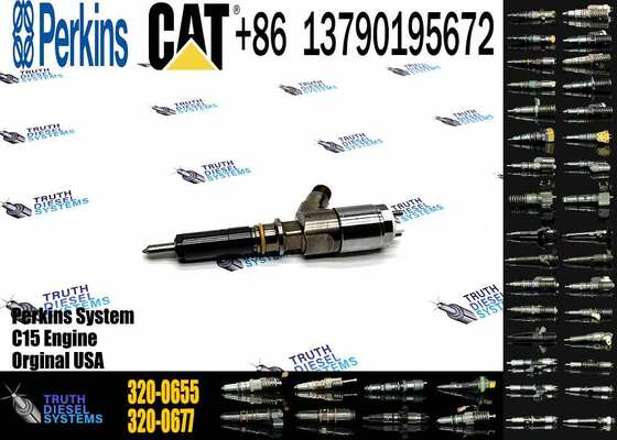 Diesel Common Rail Fuel Injector 320-0655 10R-7674 10R7674 3200655 2645A751 for Caterpillar C6.6 Excavator 320d
