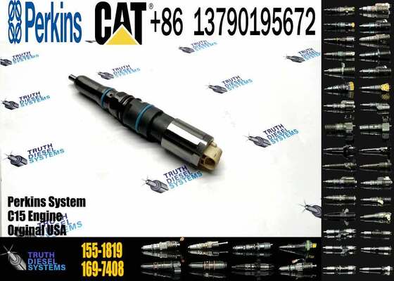 Excavator Spare Parts 222-5966 191-3005 155-1819 Diesel Fuel Injector 2225966 1913005 1551819 for CAT Excavator 3126B Engine