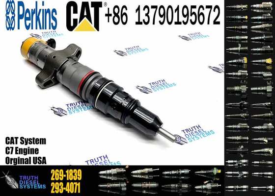 C7 Diesel Engine Parts Fuel Injector 269-1839 293-4071 293-4072 295-1411for CAT Caterpillar Construction Machinery
