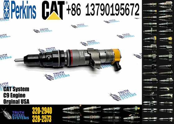 C9 HEUI Injector 320-2940 328-2574 Iesel Fuel Injector 53L-8062 553-2592 for Caterpillar Excavator C9 Engine Parts