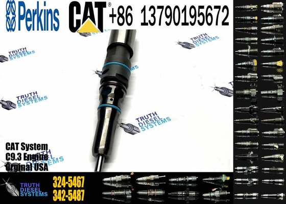 New Condition Aluminum Diesel Fuel Injector Model 304-3637 324-5467 342-5487 363-0493364-8024 Injection Valves for Engine Fuel