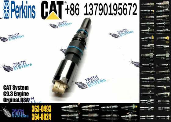 Excavator Accessories Fast Delivery Fuel Injector 20R5036 456-3493 363-0493 for Caterpillar C9.3 Diesel Engine Spare Parts