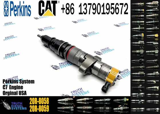 Diesel Engine Parts Fuel Injector 20R-8058 20R8058 for CAT C7 Excavator Engine