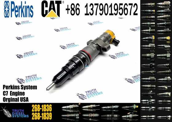 Excavator Injector Diesel Fuel Injector Assembly 268-1836 2681836 for CAT C7 Engine