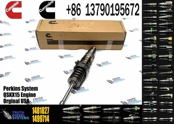 New Construction Machinery Fuel Injector for QSKX15 Diesel Compatible for CU-MMINS Diesel Engine Part Numbers 1481827 1529790