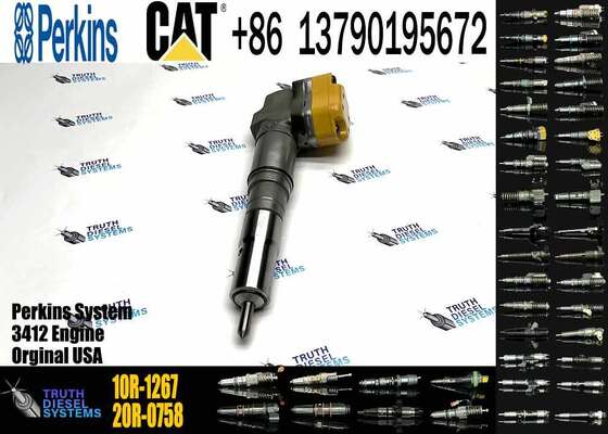 New 3412E 3408 Diesel Fuel Injector for Excavator Engine Parts 232-1171 10R-1267 232-1183 10R-1266 4CR01974