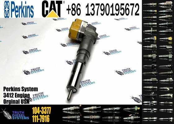 Fuel Injector 104-3377 174-7526 111-7916 138-8754 0R-8624 for CAT 3408E 3412E Engine 769D 773D 775D 631E 633E II 637E 651E 657E