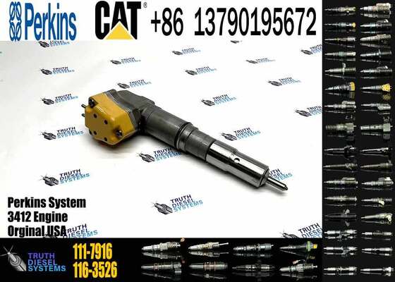 Fuel Injector 104-3377 174-7526 111-7916 138-8754 0R-8624 for CAT 3408E 3412E Engine 769D 773D 775D 631E 633E II 637E 651E 657E
