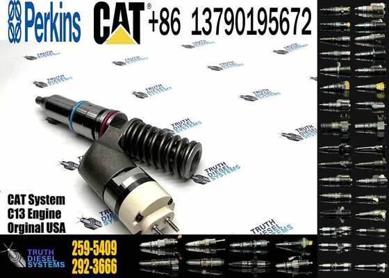 Genuine CAT C13 Engine Fuel Injectors 253-0608 259-5409 292-3666 for C-aterpillar Common Rail System
