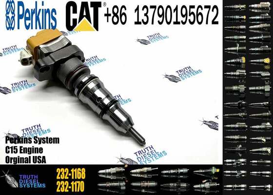 C-AT 3408E 3412E Diesel Engine Parts 232-1168 0001325663 10R1266 232-1183 232-1173 174-7528 2321168 Fuel Injector