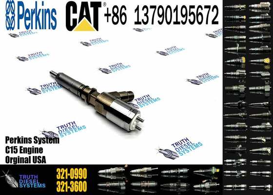 New Quality Common Rail Fuel Injector 321-0990 2645a743 10R-7668 Engine Fuel Injector for Engine C6.6 320D Inyector Injecteur