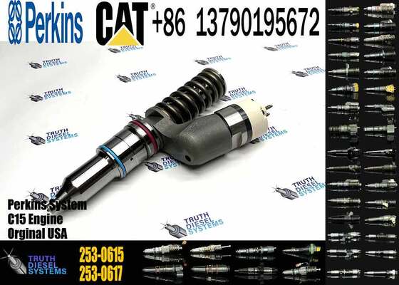 Excavator Parts Machinery Parts Diesel Engine Fuel Injector 253-0618 2530615 253-0616 253-0615 for C15 C18 C27