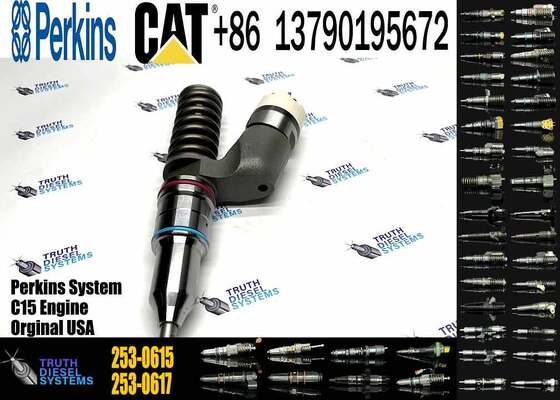 Excavator Parts Machinery Parts Diesel Engine Fuel Injector 253-0618 2530615 253-0616 253-0615 for C15 C18 C27