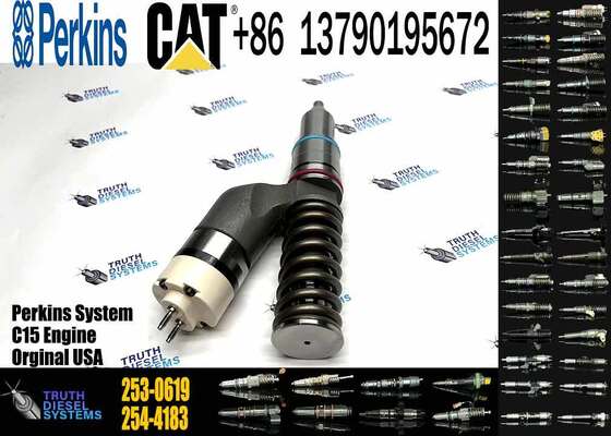 3406E C15 C18 Engine Common Rail Injector 2530619 253-0619 10R-7232 254-4183 272-0630 Fuel Injector Nozzle 10R-7229 for Truck