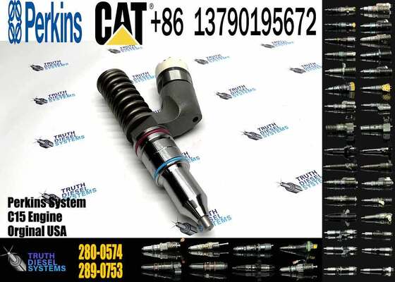Diesel Fuel Injector 253-0615 2530615 Fuel Injector 280-0574 291-5911 254-4183 for C15 C18 Excavator Engine Engine Parts
