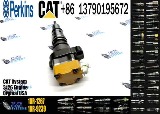 New Diesel Engine Injector 1OR-1267 188-1320 10R-9237 173-9379 10R-0781 4CR0197 156-8895 for C-aterpillar C3126 Common Rail Steel