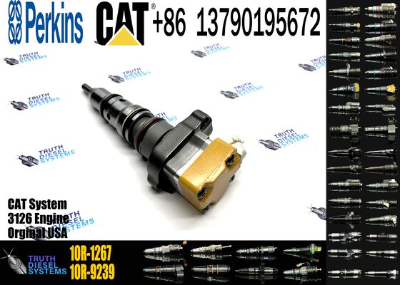 New Diesel Engine Injector 1OR-1267 188-1320 10R-9237 173-9379 10R-0781 4CR0197 156-8895 for C-aterpillar C3126 Common Rail Steel