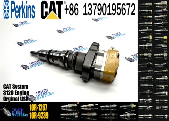 New Diesel Engine Injector 1OR-1267 188-1320 10R-9237 173-9379 10R-0781 4CR0197 156-8895 for C-aterpillar C3126 Common Rail Steel