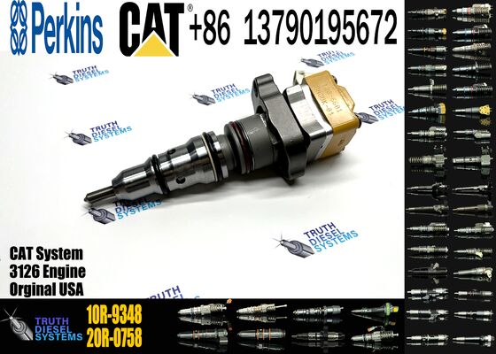 Excavator Accessories Fuel Injector 222-5965 10R-9348 10R-0782 198-6605 for Cat Spares 3126B 3126E for Construction Machinery