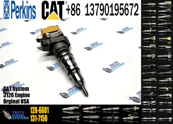 YS Common Rail Fuel Injectors 10R-0782 128-6601 178-0199 3126B 3126E for Diesel Engines E322C/E325C Excavators 6 Month Warranty