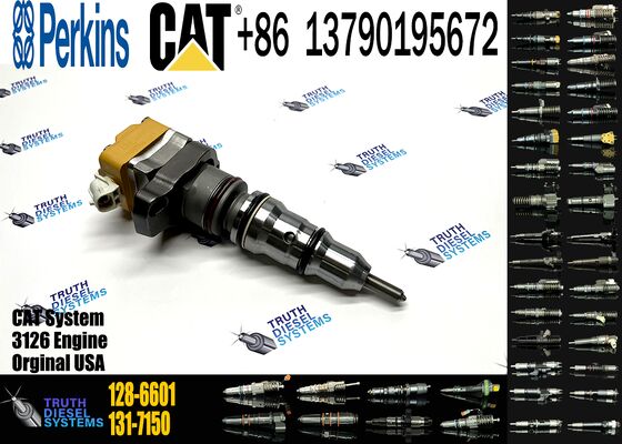 YS Common Rail Fuel Injectors 10R-0782 128-6601 178-0199 3126B 3126E for Diesel Engines E322C/E325C Excavators 6 Month Warranty