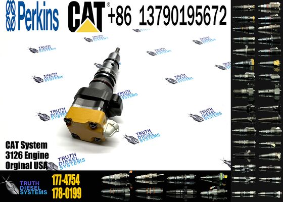 Golden Vidar Excavator 325B 322C 3126B 3126E Engine Fuel Injector Model 1774754 177-4754 Construction Machinery Parts