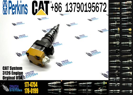 Golden Vidar Excavator 325B 322C 3126B 3126E Engine Fuel Injector Model 1774754 177-4754 Construction Machinery Parts