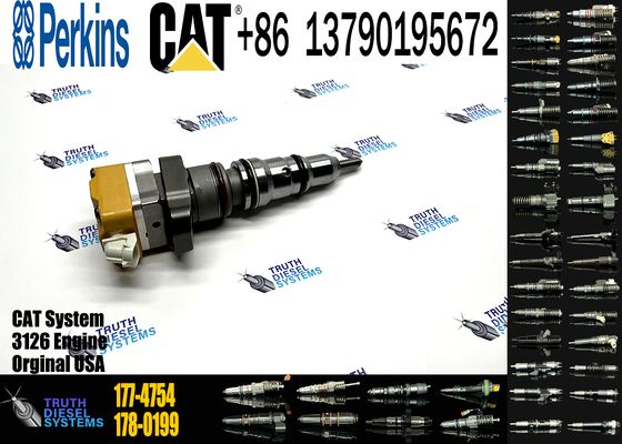 Golden Vidar Excavator 325B 322C 3126B 3126E Engine Fuel Injector Model 1774754 177-4754 Construction Machinery Parts