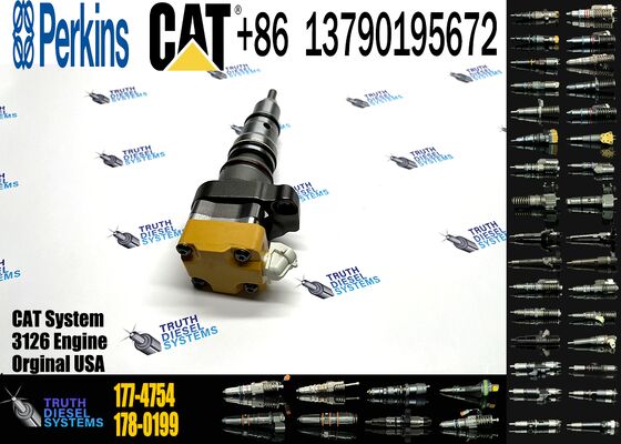 Golden Vidar Excavator 325B 322C 3126B 3126E Engine Fuel Injector Model 1774754 177-4754 Construction Machinery Parts
