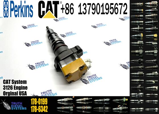 YS 3126B 3126E C7 Diesel Engine 322C Excavator Fuel Injector Nozzle 10R-0782 128-6601 198-6605 178-0199 6 Month Warranty