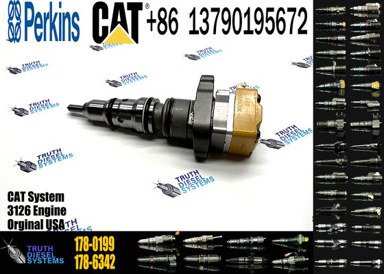 YS 3126B 3126E C7 Diesel Engine 322C Excavator Fuel Injector Nozzle 10R-0782 128-6601 198-6605 178-0199 6 Month Warranty