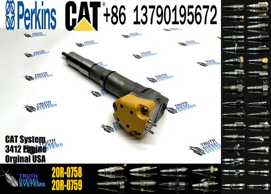 HEUI Fuel Injector 232-1175 20R-0758 10R-1265 for C-aterpillar CAT Engine 3412E 3408E Dozer D9R Quarry Truck 775D AD45