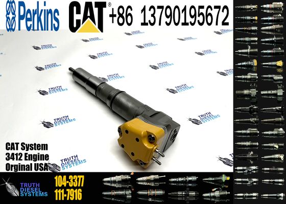 YS Fuel Injector 104-3377 174-7526 111-7916 138-8754 0R-8624 for 3408E 3412E Engine 769D 773D 775D 631E 633E 637E 651E 657E 6