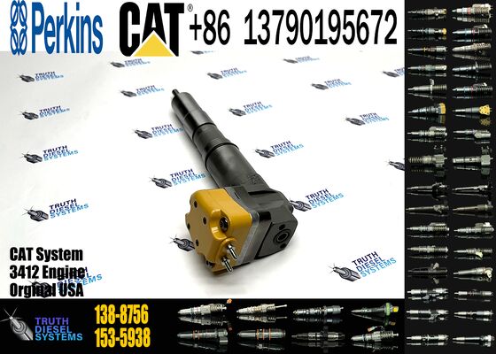 New Diesel Common Rail Fuel Injector 153-5938 20R-4148 138-8756 174-7526 20R-0758 Steel for Excavator Truck Parts Excavator Truck Parts Steel