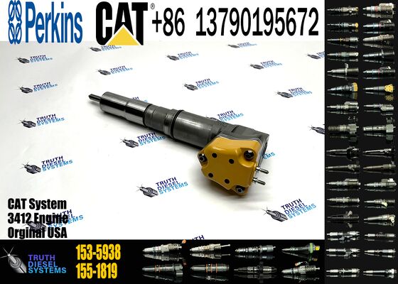 New Diesel Common Rail Fuel Injector 153-5938 20R-4148 138-8756 174-7526 20R-0758 Steel for Excavator Truck Parts Excavator Truck Parts Steel