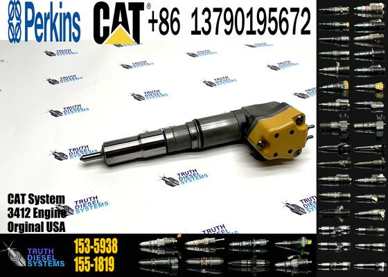 New Diesel Common Rail Fuel Injector 153-5938 20R-4148 138-8756 174-7526 20R-0758 Steel for Excavator Truck Parts Excavator Truck Parts Steel