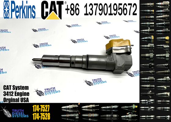 Common Rail Diesel Fuel Injector 174-7527 174-7528 20R-0759 179-6020 20R-0760 Sprayer Excavator 3412 Truck Parts New Excavator Truck Parts Steel