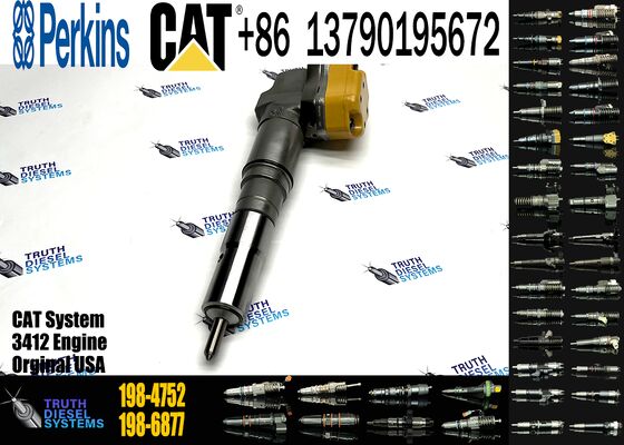 CAT 3412 Truck Engine Fuel Injector 198-4752 104-3377 20R-0759 for Spray Valve System Spare Parts