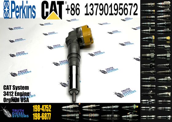CAT 3412 Truck Engine Fuel Injector 198-4752 104-3377 20R-0759 for Spray Valve System Spare Parts