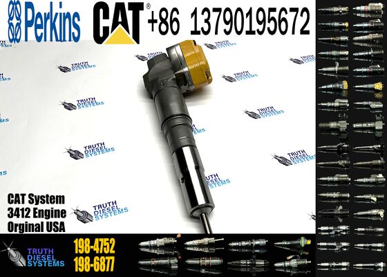 CAT 3412 Truck Engine Fuel Injector 198-4752 104-3377 20R-0759 for Spray Valve System Spare Parts